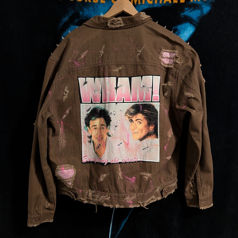 Custom Sewn "WHAM!" Denim Jacket